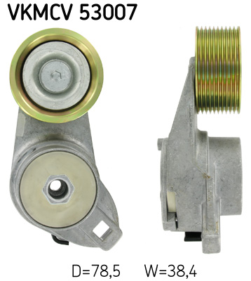 SKF Feszítőgörgő, hosszbordás szíj VKMCV53007_SKF